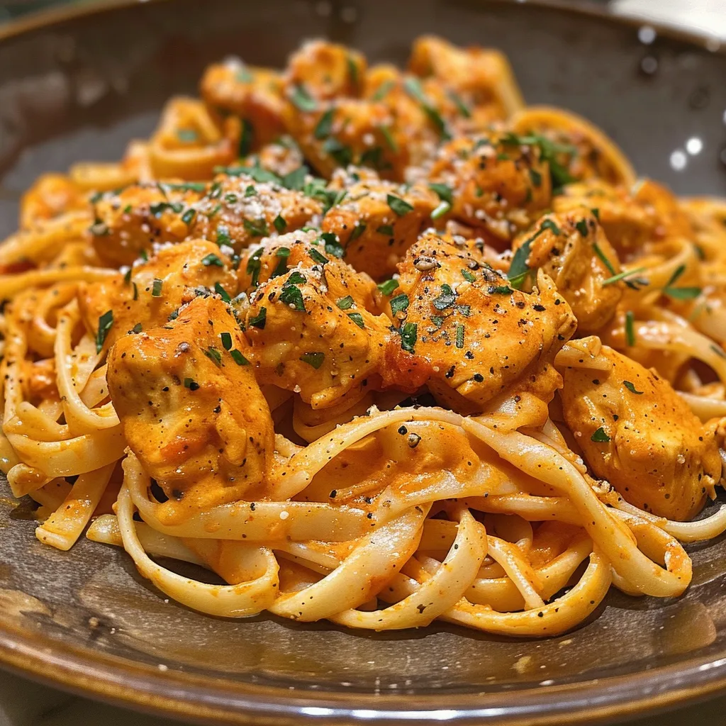 Easy Cowboy Butter Chicken Linguine for Busy Evenings