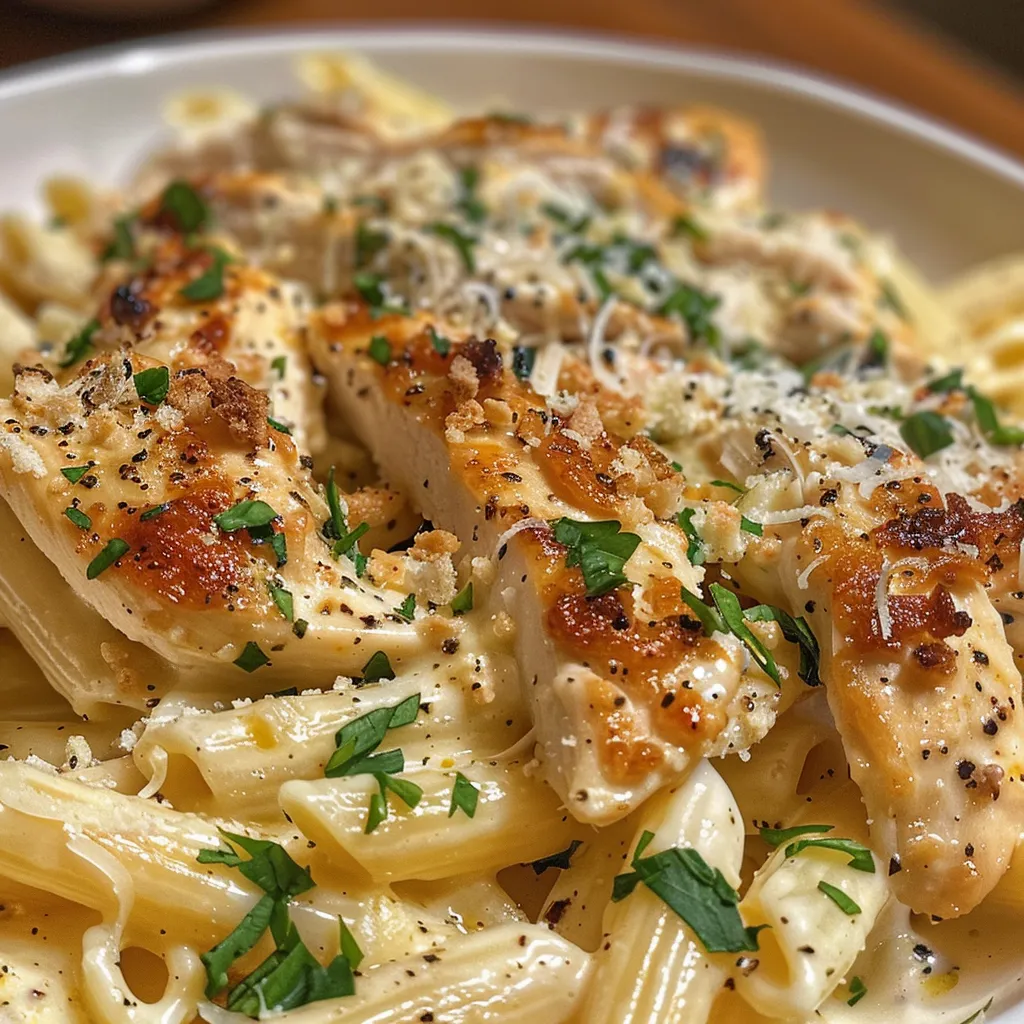Easy Garlic Parmesan Chicken Pasta Recipe for a Healthy Dinner