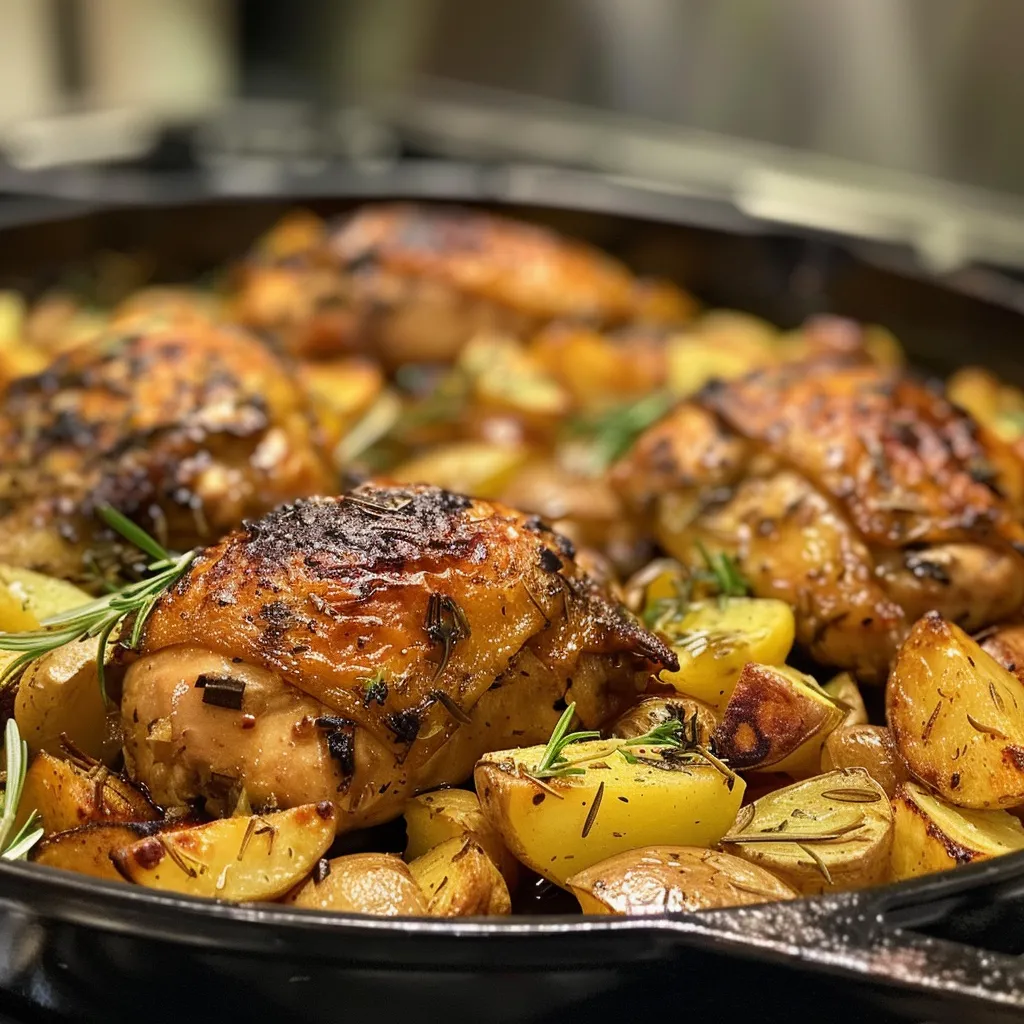 One Pan Chicken and Potatoes