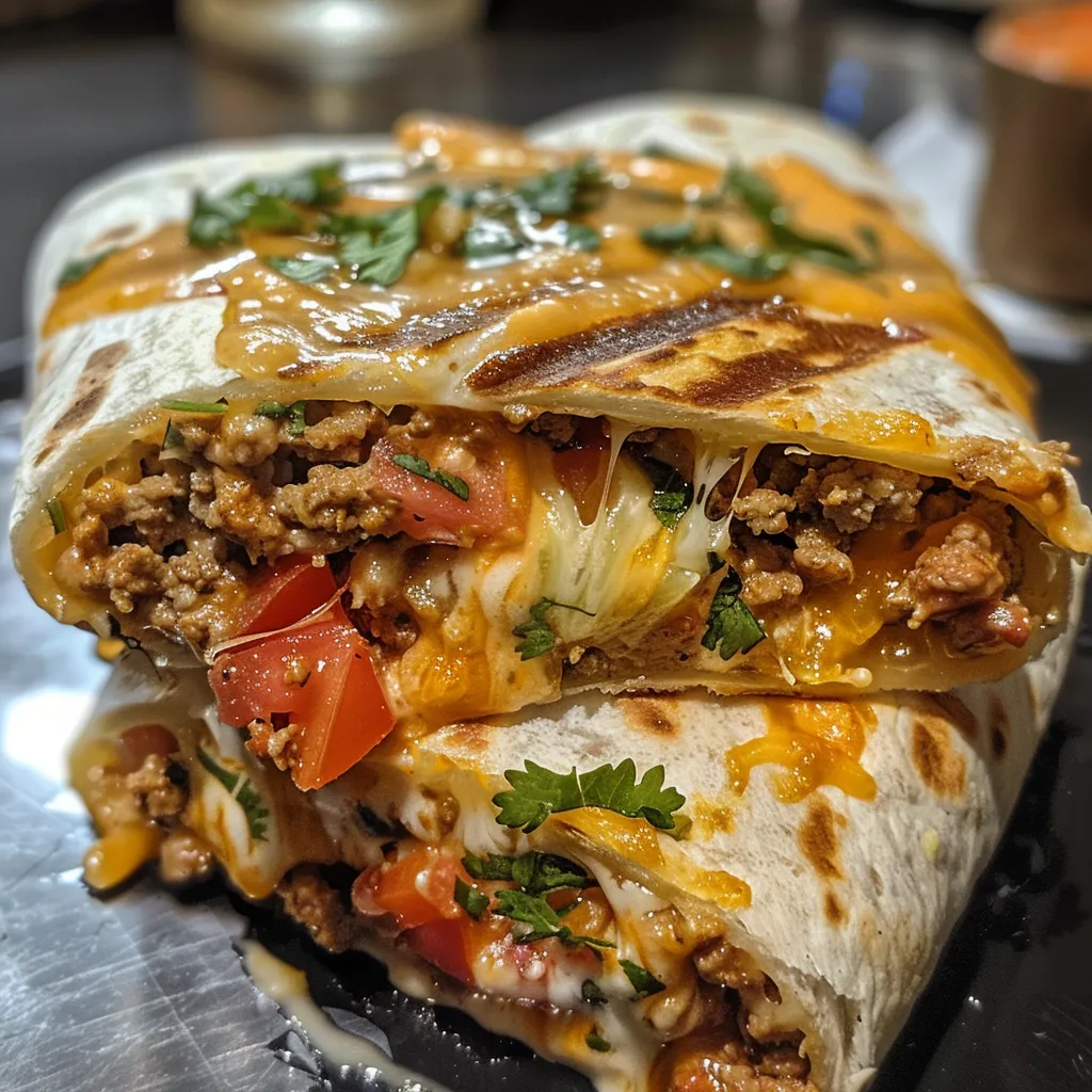 Easy Grilled Cheese Burrito Copycat Recipe