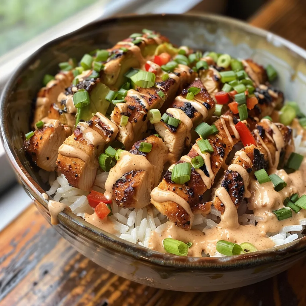 Creamy Cajun Chicken & Rice Bowls | High Protein Meal Prep