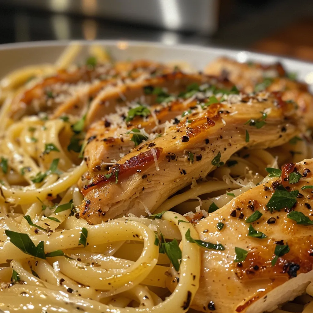 Easy Garlic Parmesan Chicken Pasta Recipe for a Healthy Dinner