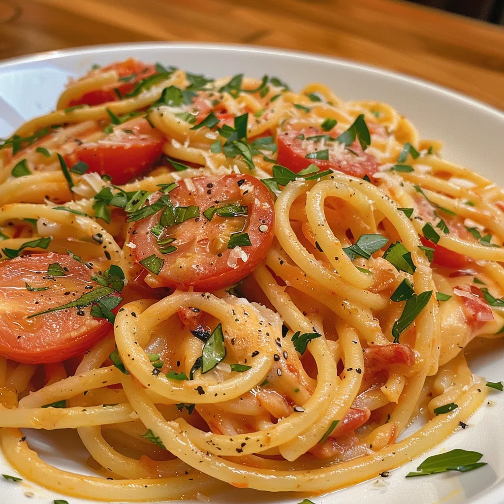 The Best Creamy Garlic Tomato Pasta – Done in Under 30 Minutes