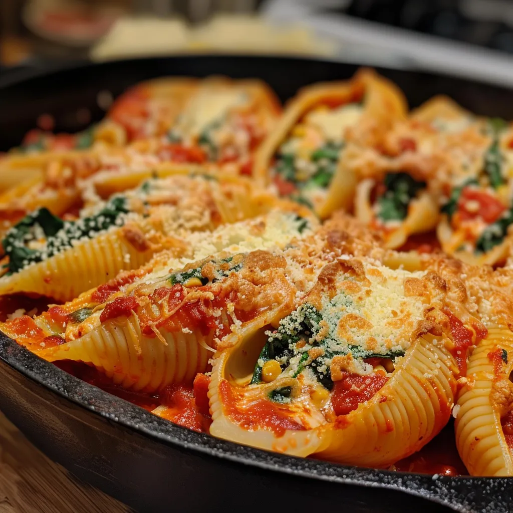 Easy Spinach and Ricotta Stuffed Shells – A Healthy Veggie Dinner