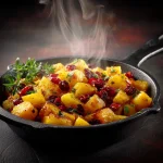 Close-up of a freshly baked Italian pizza topped with melted mozzarella and basil.