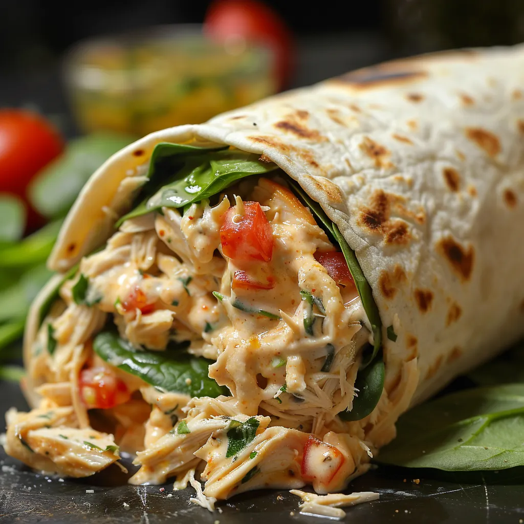 Delicious Cheesy Garlic Chicken Wraps, golden brown and oozing cheese.