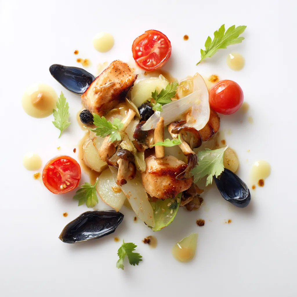 Detailed shot of a nutritious bowl containing oats, nuts, and honey, highlighted by natural shadows.