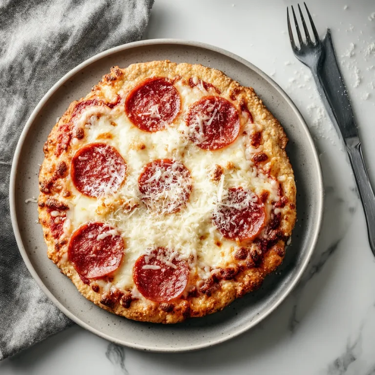 Close-up of a dish featuring baked eggs topped with pizza sauce, cheese, and pepperoni.