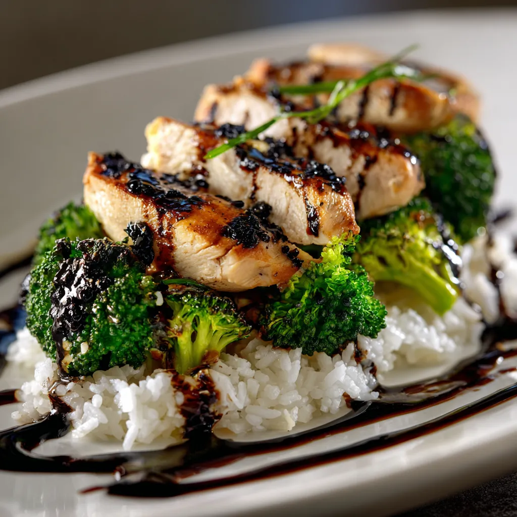 A delicious bowl featuring grilled chicken and broccoli, illuminated by soft natural light.