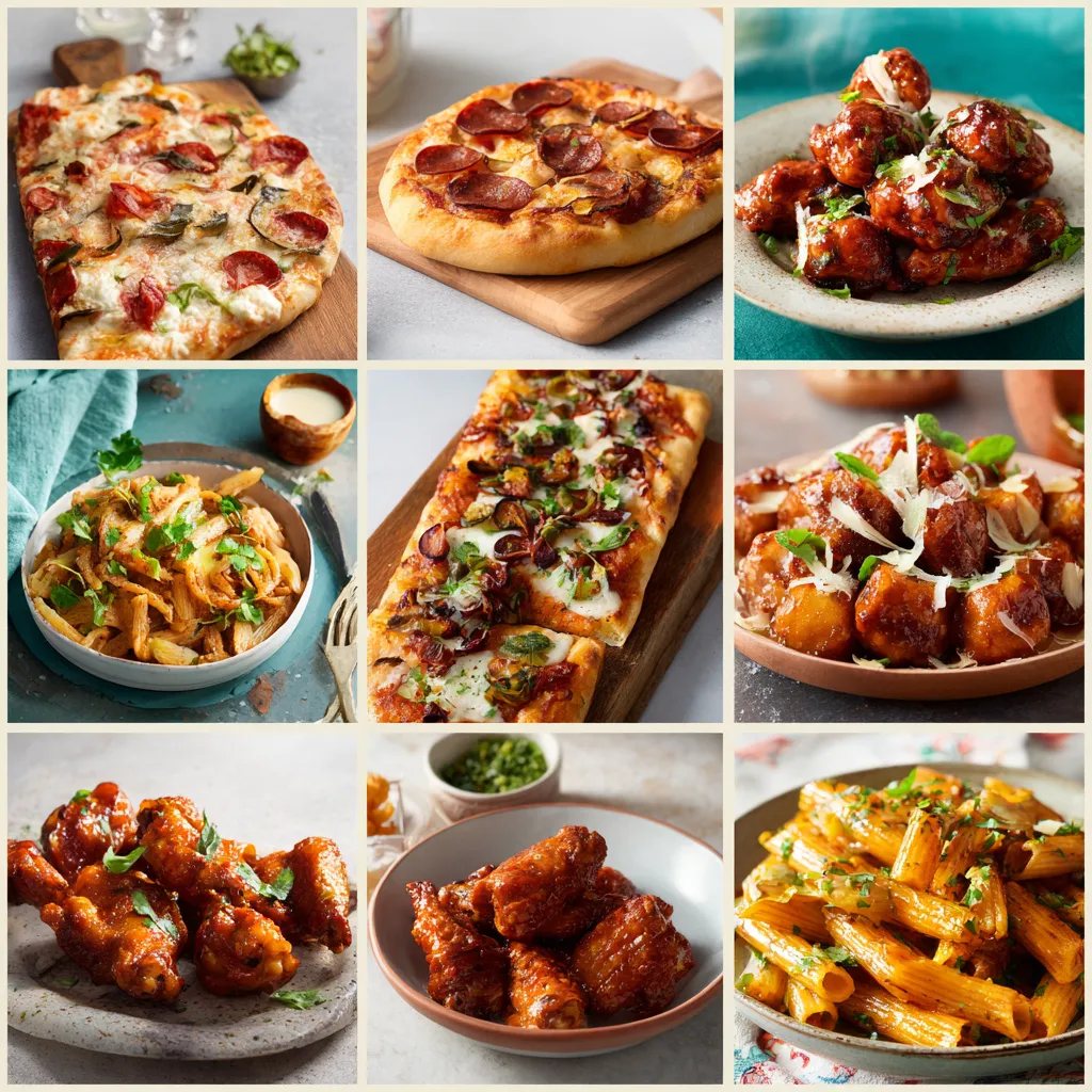 Mouthwatering close-up of a comforting chicken dish with bright vegetables.