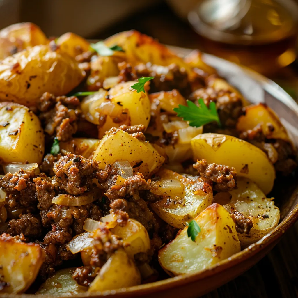 A detailed view of One Pot Lemon Herb Chicken and Rice, garnished with fresh parsley and bright lemon zest.