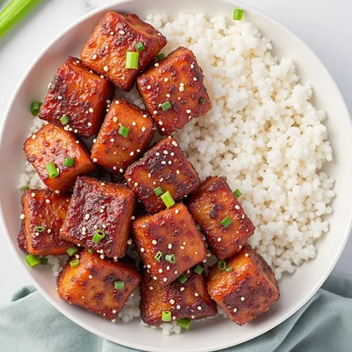 A vibrant plate of golden salmon bites, softly lit with a cozy background, showcasing their texture.