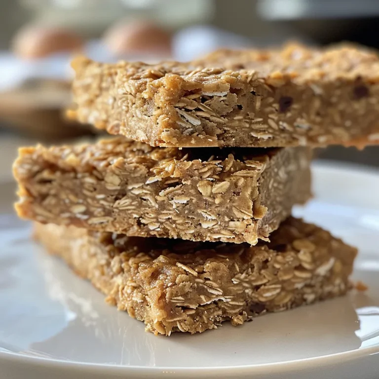 The Soft-Baked Oatmeal Breakfast Bars That Will Make Your Mornings Magical Close-up of soft-baked oatmeal breakfast bars with chocolate chips.