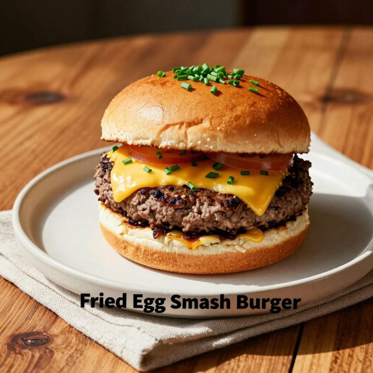 Fried Egg Smash Burger Recipe: Ultimate Flavor!