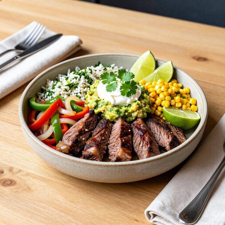 Steak Fajita Bowl Recipe: Easy & Delicious!