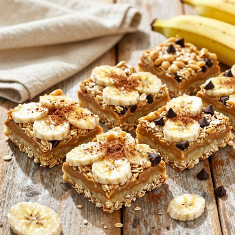 Easy 4 Ingredient Banana Bars Recipe