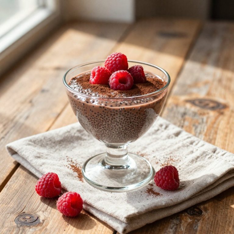 High Protein Chocolate Chia Seed Pudding Recipe