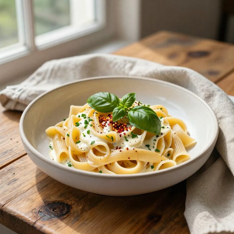 One Pot Creamy Garlic Pasta (Just 20 Minutes!)
