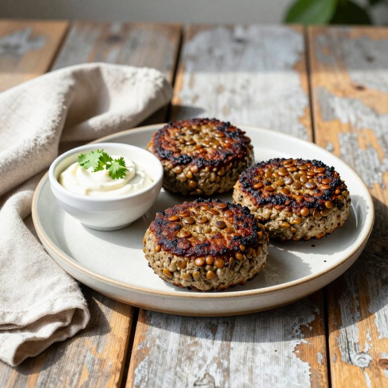 Easy 6-Ingredient Lentil Burgers: A Quick & Healthy Recipe