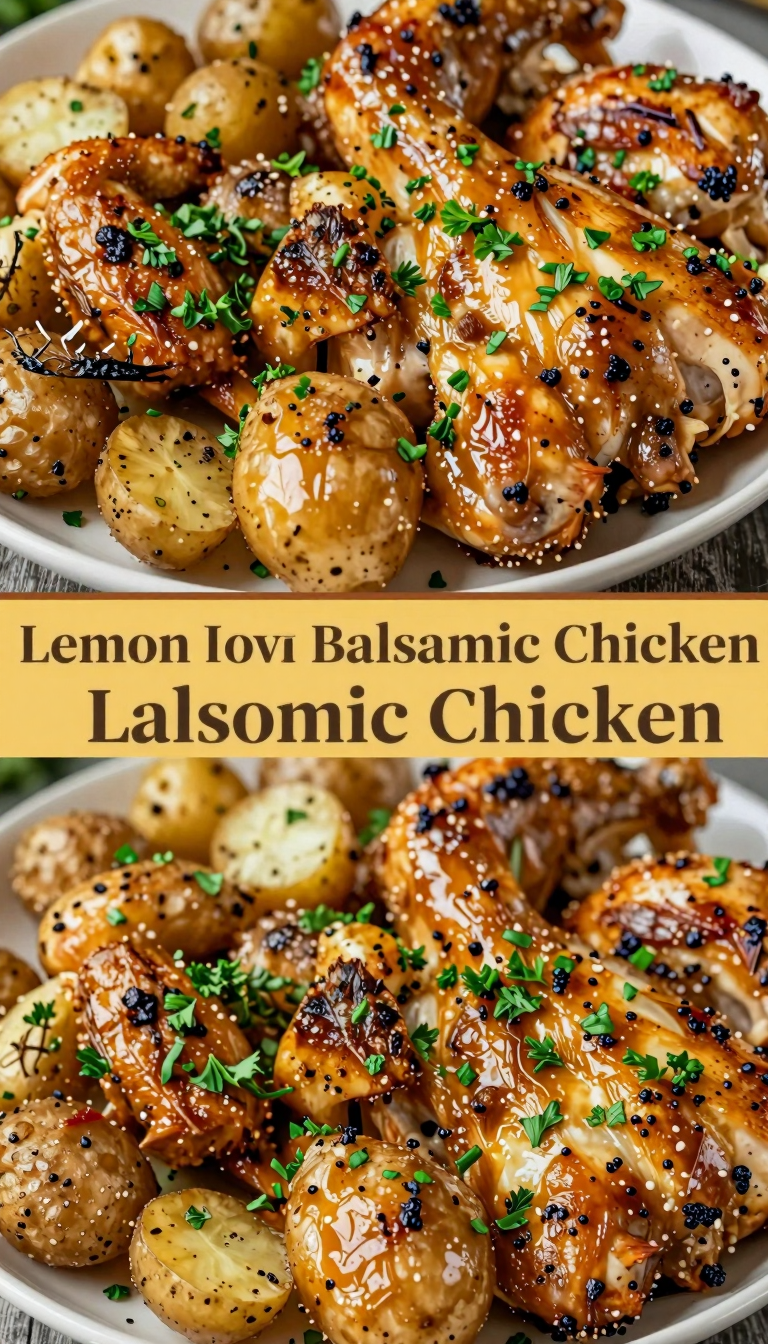 Save this Sheet pan chicken dinner, parsley garnish, bright lighting. on Pinterest