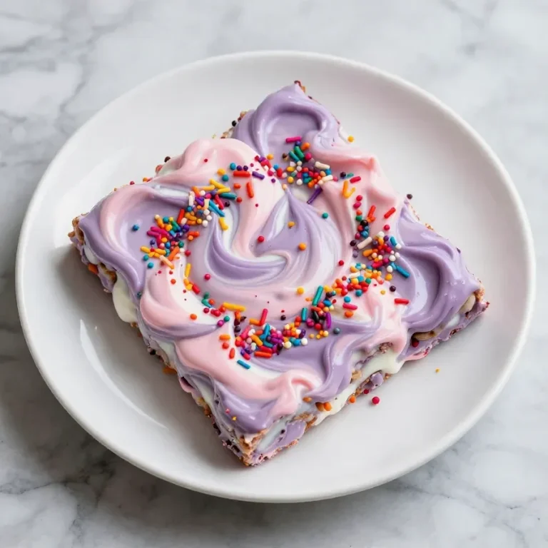 Colorful yogurt bark shaped like a unicorn, a favorite treat for toddlers and kids.