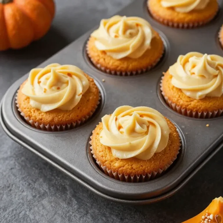Pumpkin Cream Cheese Swirl Muffins Freshly baked pumpkin cream cheese swirl muffins on a wooden table