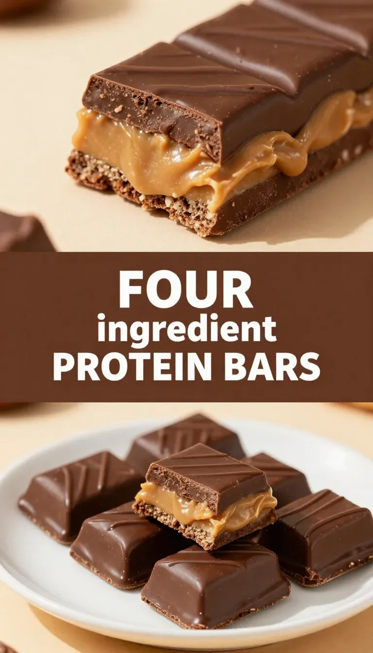 Homemade protein bars arranged on a wooden cutting board