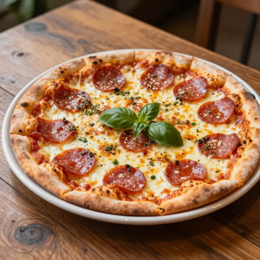 A creamy Game Day Pizza Margherita dip served in a football-themed bowl with crispy breadsticks