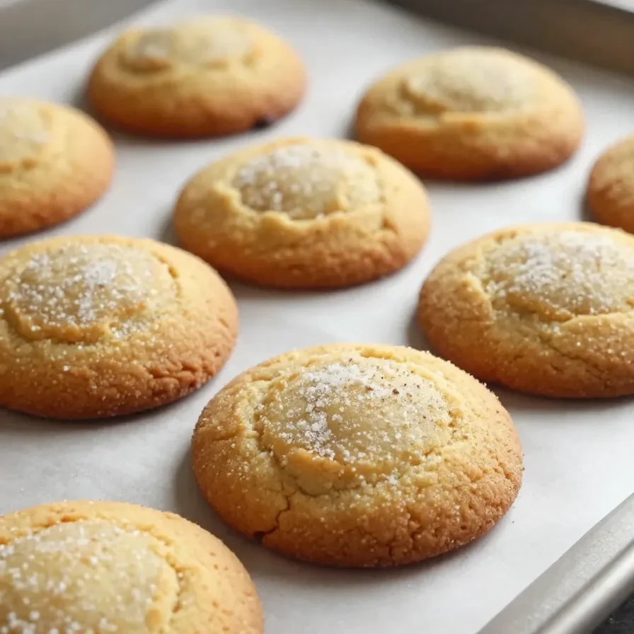 A plate of chewy maple pumpkin cookies with a glass of milk